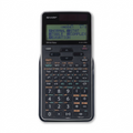 A premium eCommerce hero shot of the Sharp EL-W516XGBSL calculator on a pure white background.