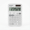 A high-resolution, centered view of the SHARP EL-244WB 8-Digit calculator with accurate details and clear display.