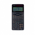 Sharp ELW516XGSL scientific calculator heroic shot, showing 640 functions, Twin Power, on white background.