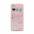 Front view of a pink Casio FX-9910CW ClassWiz scientific calculator on a white background.