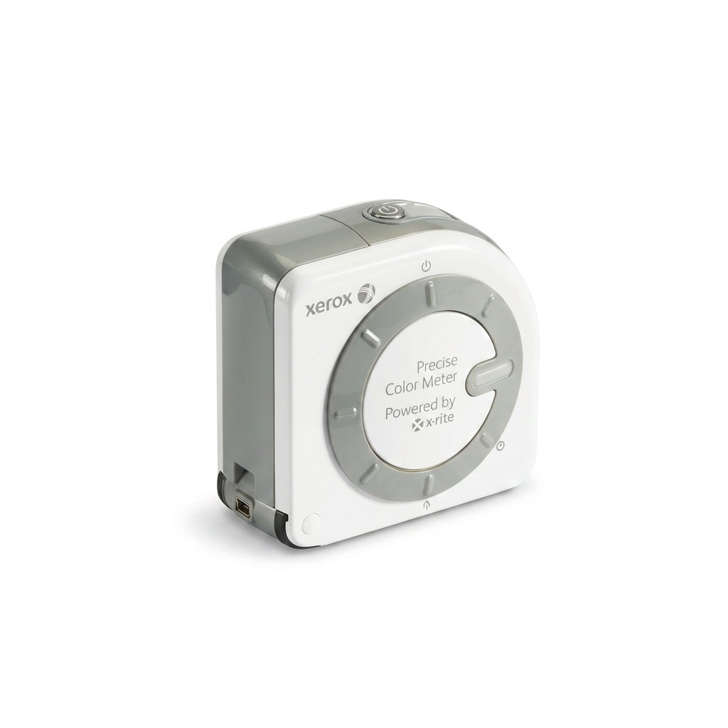 Pure hero shot of the Xerox standard issue spectrophotometer with distinct gray and white body.