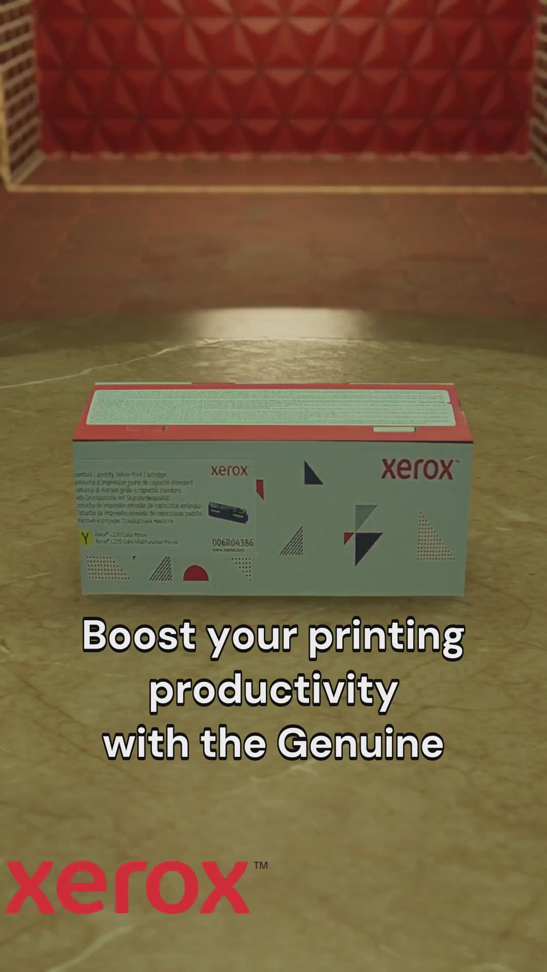 006R04386 Genuine Xerox Yellow Standard Capacity Print Cartridge, Xerox C230/C235 Color Printer/Multifunction
