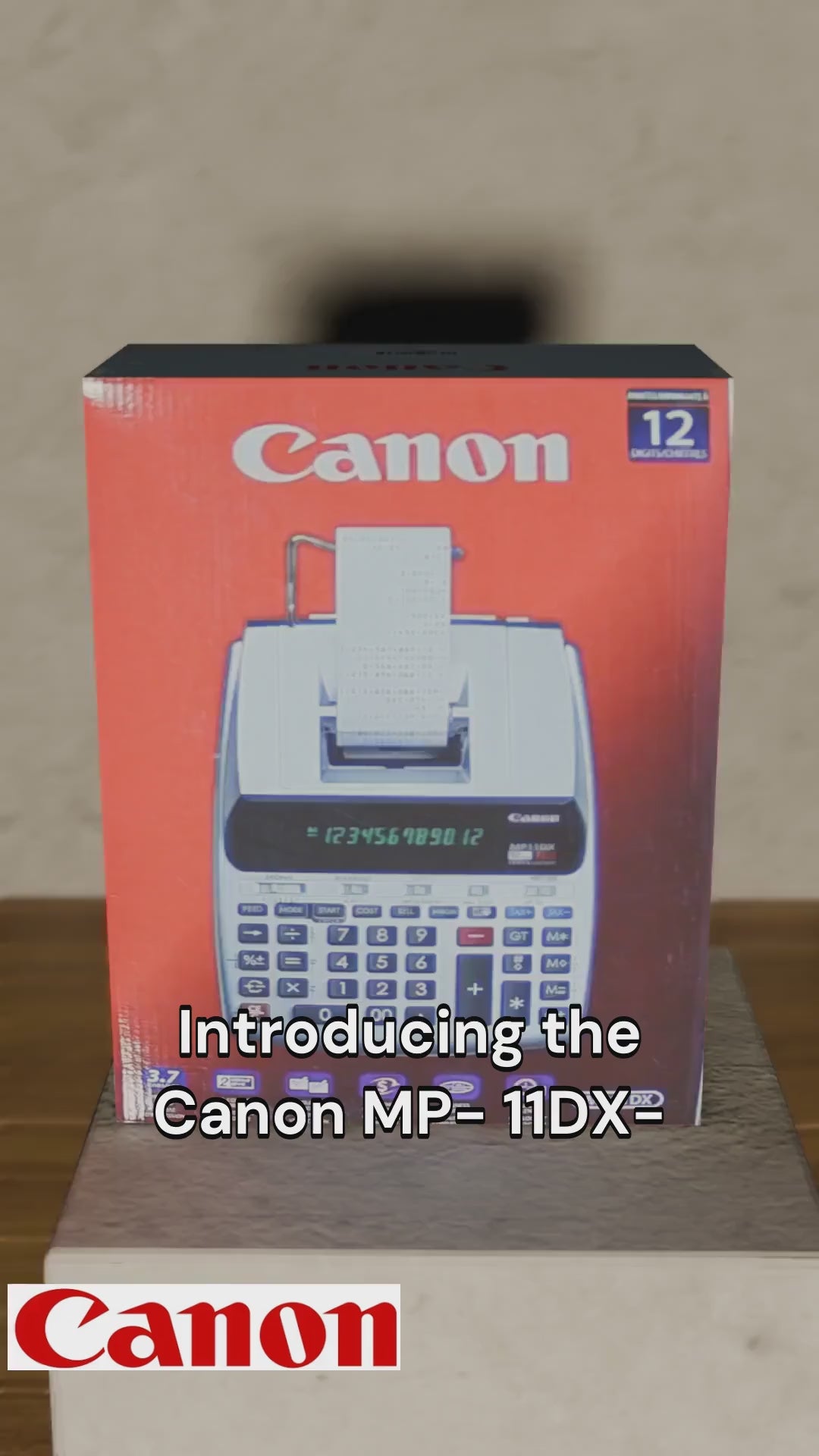 2198C002 Canon MP-11DX-2 Silver Two-Color Printing Calculato