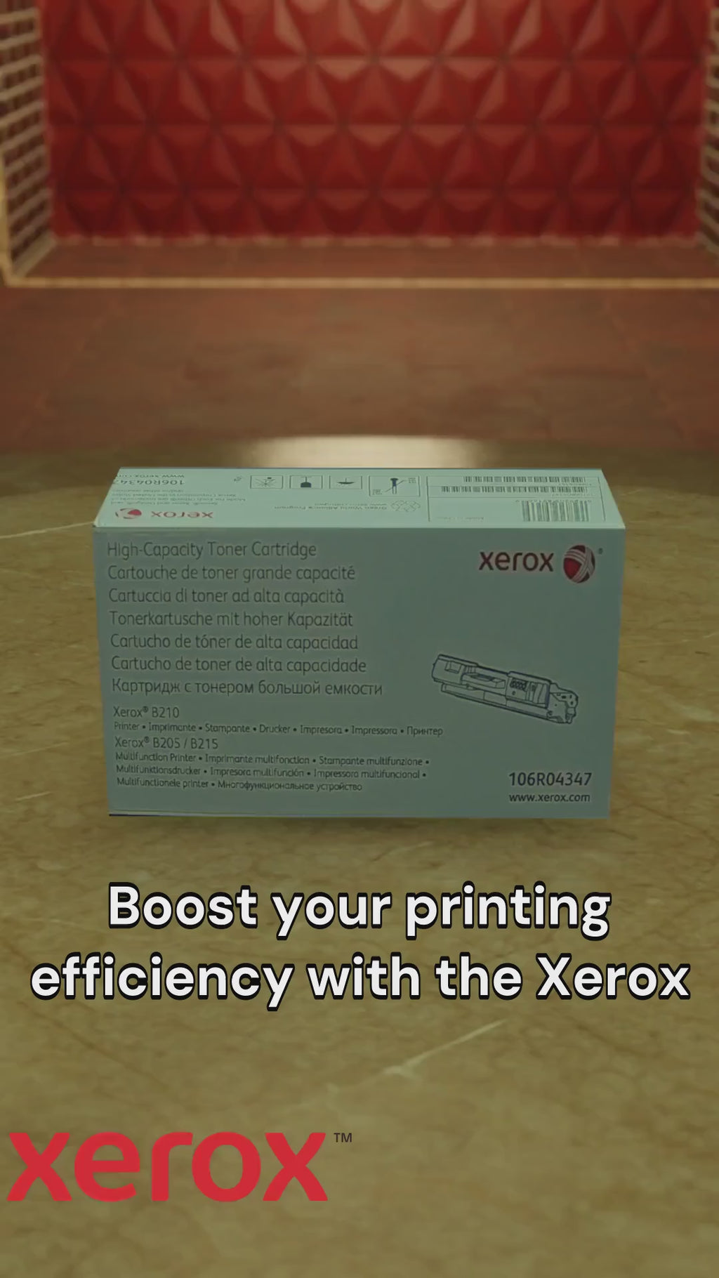 Xerox B205 / B210 / B215 Black High Capacity Toner Cartridge (106R04347)