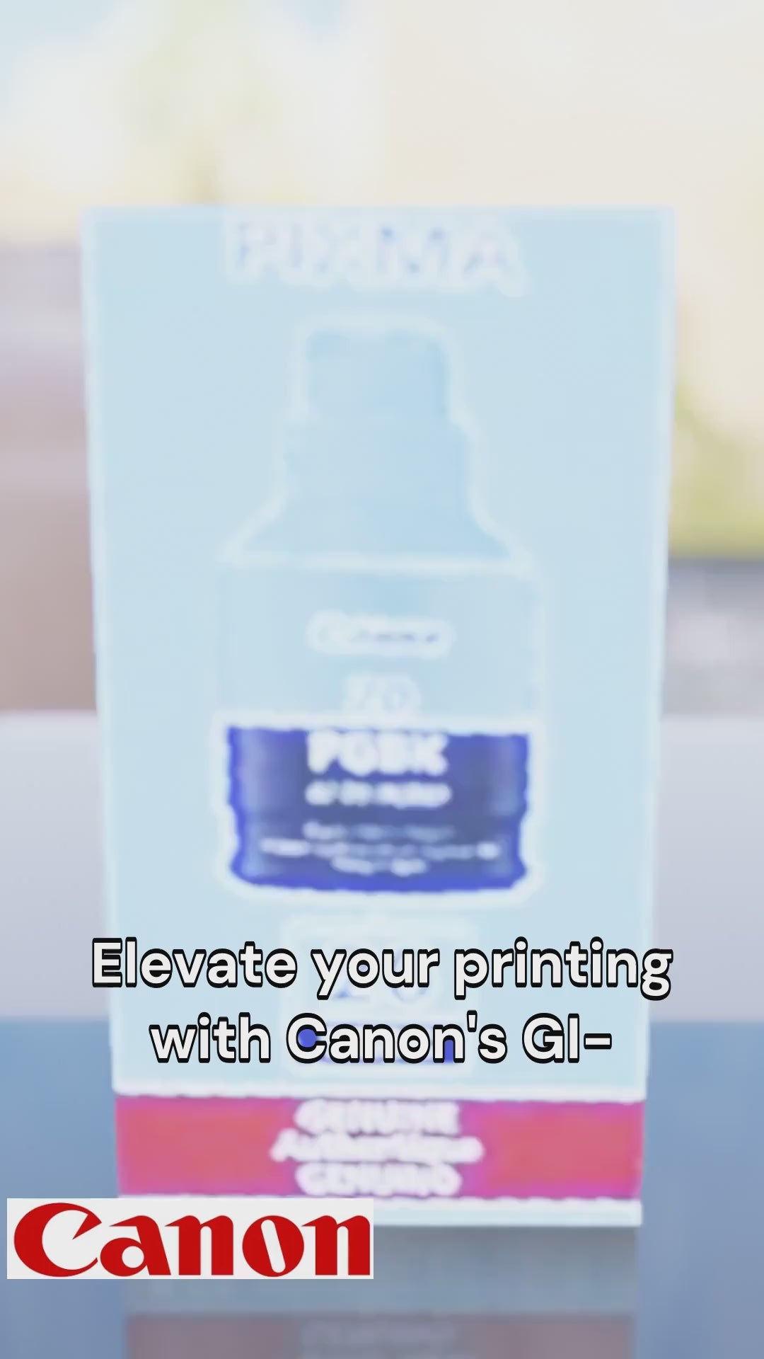 GI-20 Pigment Black Ink Bottle SKU 3383C001