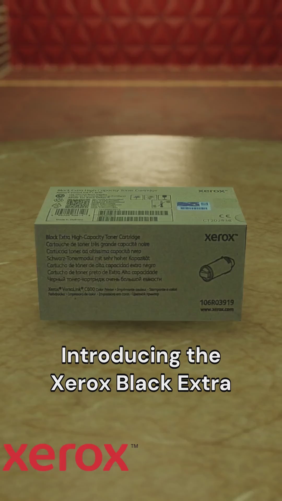 106R03919 XEROX BLACK EXTRA HIGH CAP TONER CARTRIDGE F/VERSALINK C600